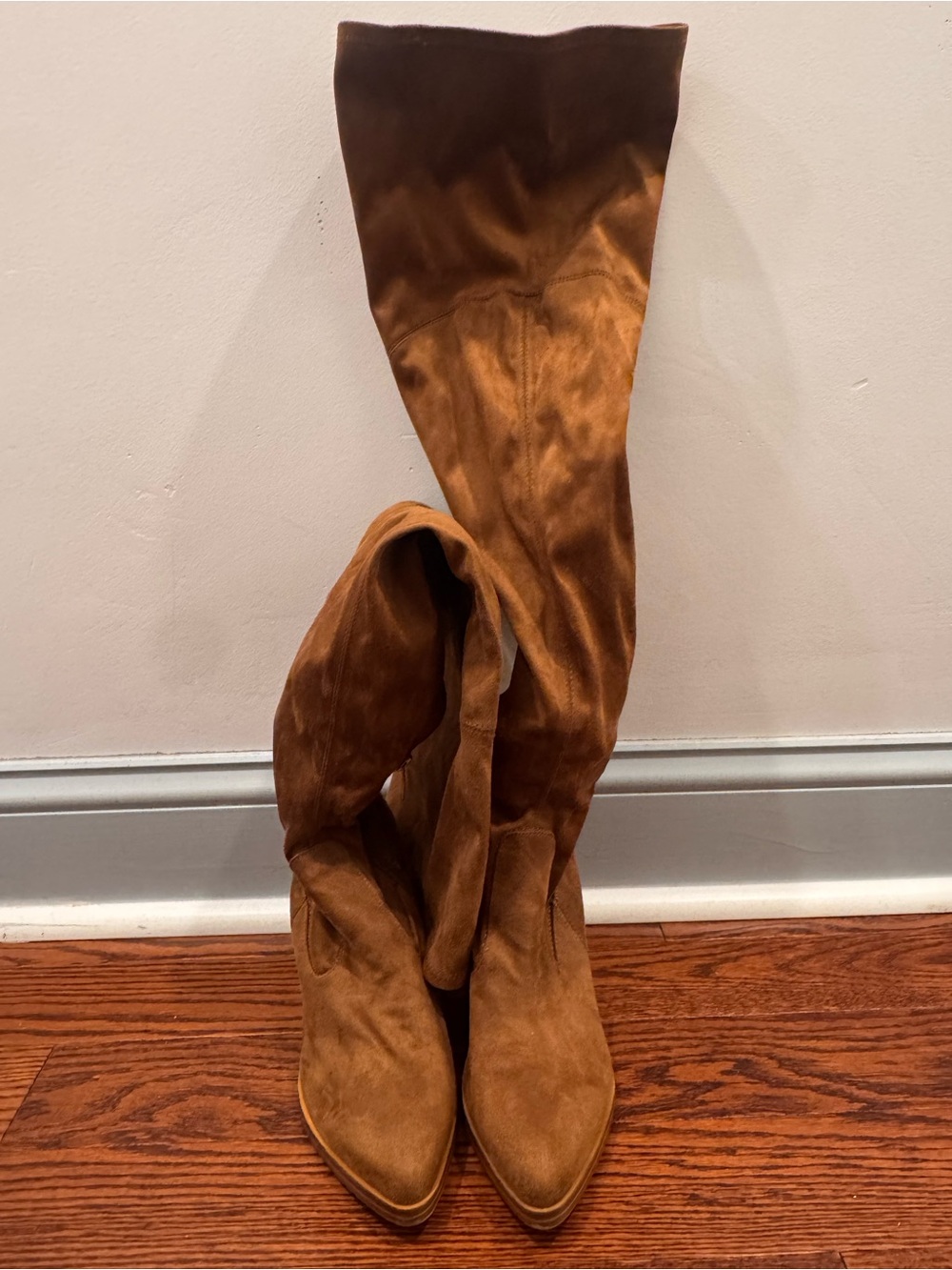 Marc Fisher Over-the-Knee Suede Boots in Brown